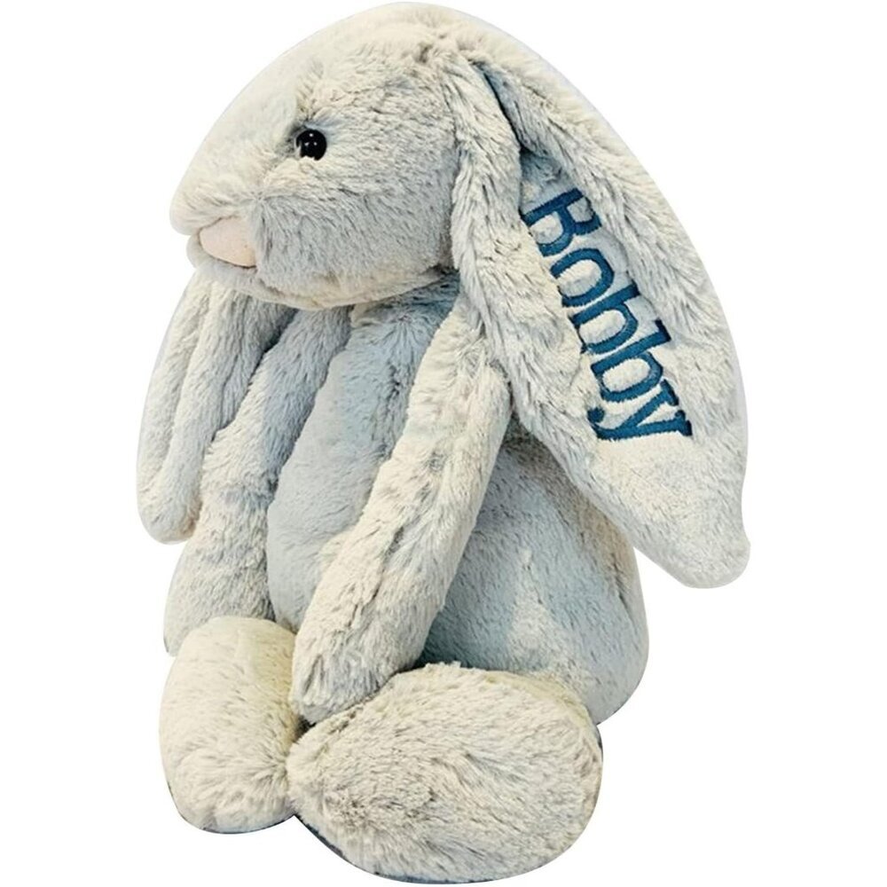 Personalised Embroidered Plush Bunny Custom Plush Toy Child's Easter